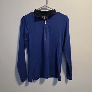 F&G Blue Quartzip Long Sleeve